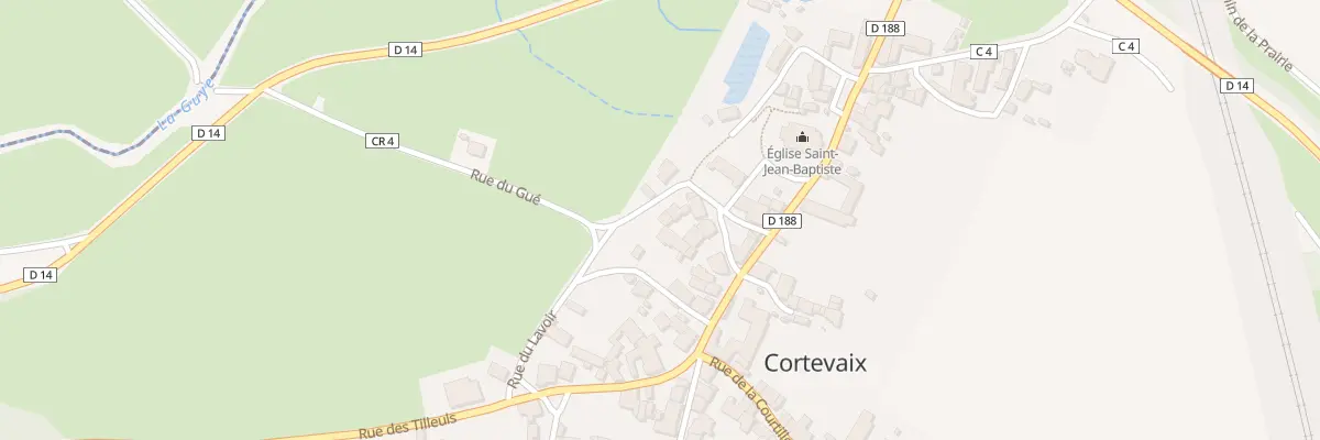 Plan du 5085 Le Bourg à Cortevaix