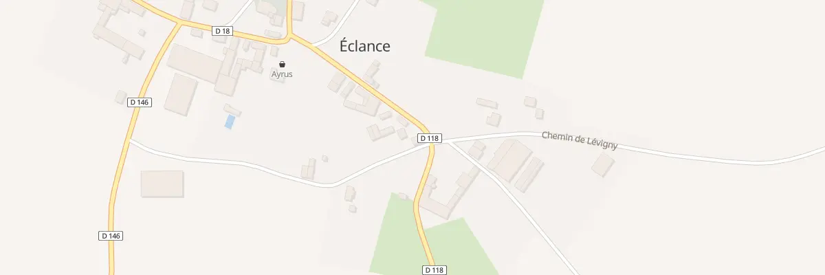 Plan du 11 Rte d’Arsonval à Éclance