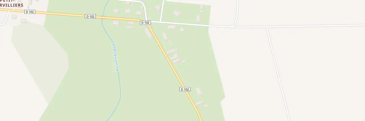 Plan du 16 Rue De La Garenne à Morvilliers
