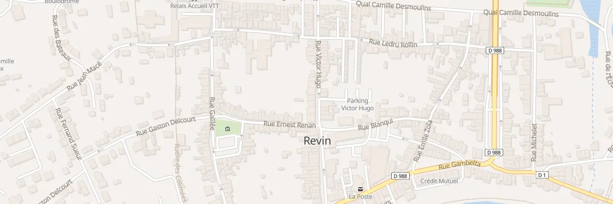 Plan du 46 Rue Victor Hugo à Revin