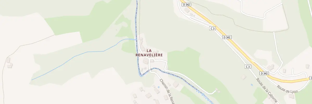 Plan du 5372 La Renavelière à Chabanière