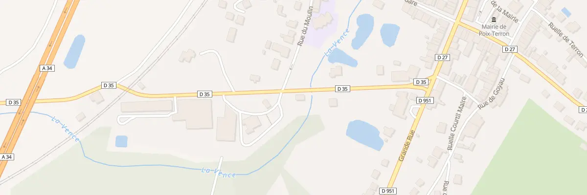 Plan du 3 Rte de Montigny à Poix-Terron