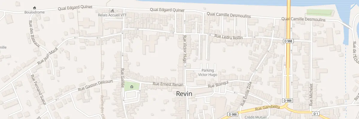 Plan du 38 Rue Victor Hugo à Revin