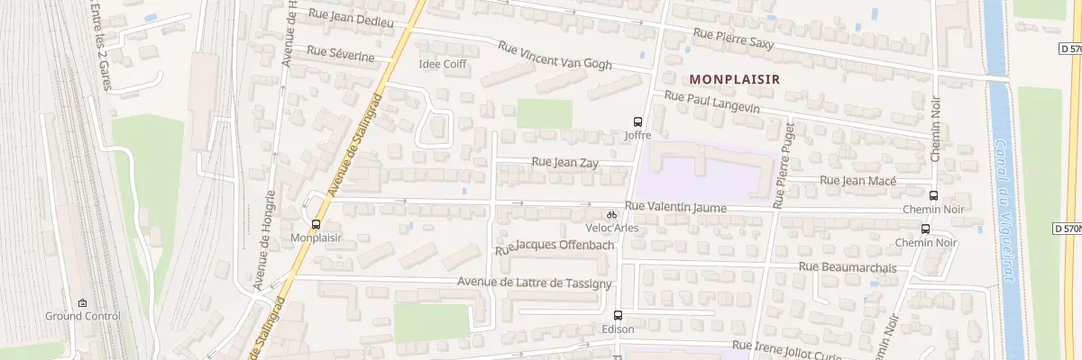 Plan du 23 Rue Valentin Jaume à Arles