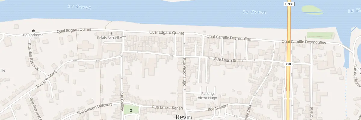 Plan du 22 Rue Victor Hugo à Revin