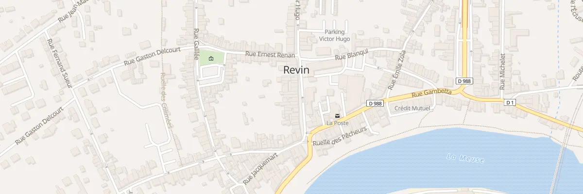 Plan du 74 Rue Victor Hugo à Revin