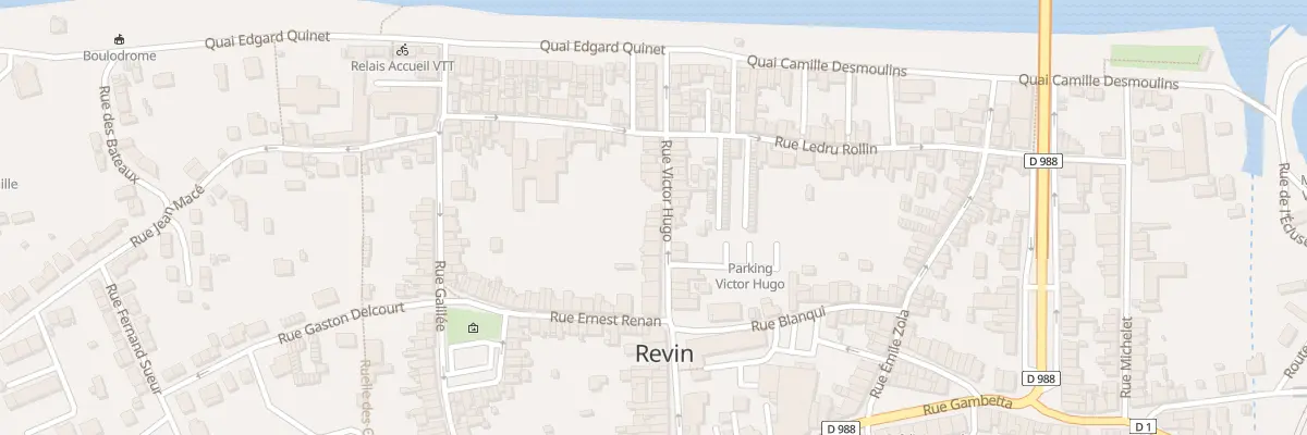 Plan du 34 Rue Victor Hugo à Revin