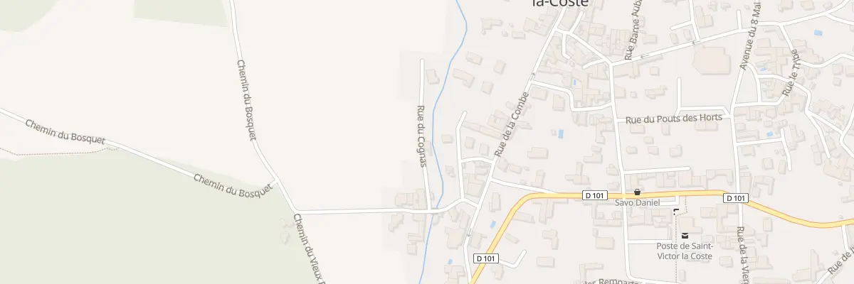 Plan du 6 Che du Cognas à Saint-Victor-la-Coste