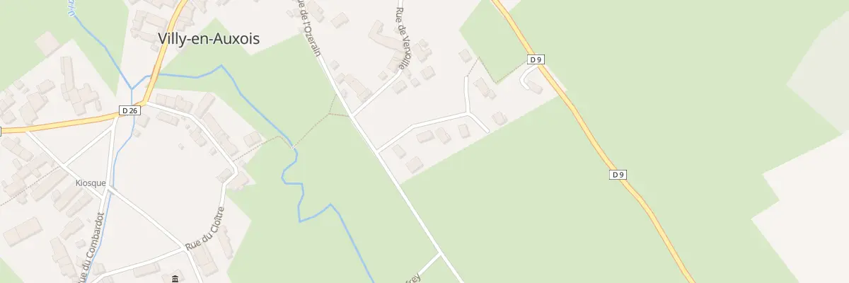 Plan du 5391 Lotissement de l’Ozerain à Villy-en-Auxois