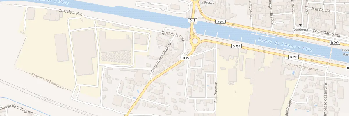 Plan du 4B Av de la Plaine à Beaucaire