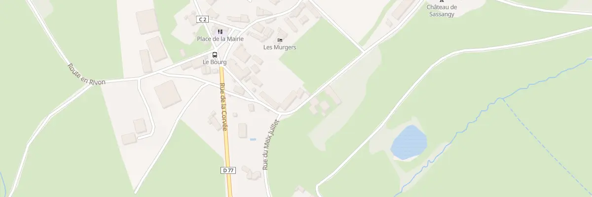 Plan du 5091 Le Bourg à Sassangy