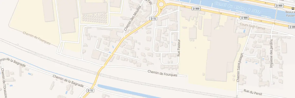 Plan du 6 Rue Baptiste Marcet à Beaucaire