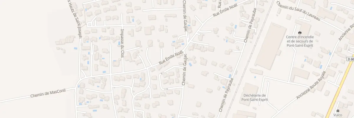 Plan du 451 Rue Emile Noël à Pont-Saint-Esprit