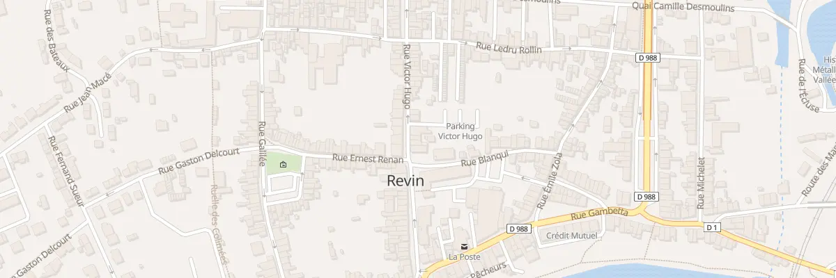 Plan du 63 Rue Victor Hugo à Revin