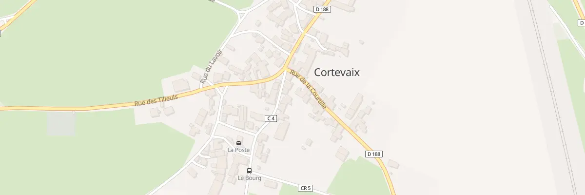 Plan du 5036 Le Bourg à Cortevaix