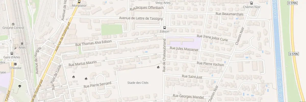 Plan du 49 Rue Marius Maurin à Arles