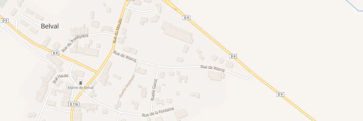 Plan du 11 Rue de Warcq à Belval