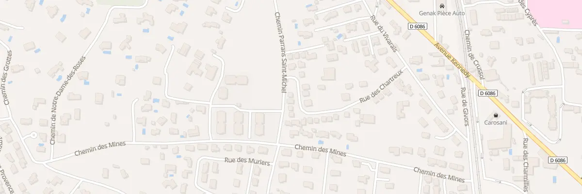 Plan du 233 Rue des Chartreux à Pont-Saint-Esprit