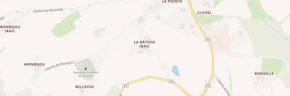Plan du 325 Che de la Batisse à Vernoux-en-Vivarais