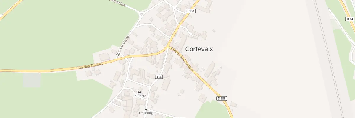 Plan du 5033 Le Bourg à Cortevaix