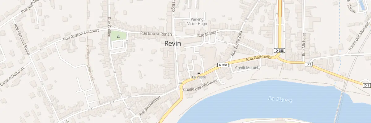 Plan du 81 Rue Victor Hugo à Revin
