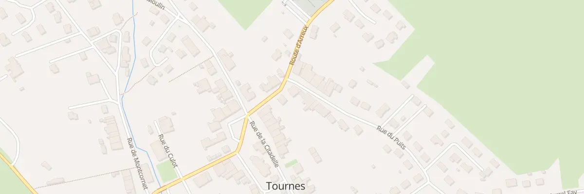 Plan du 6 Rte d’Arreux à Tournes