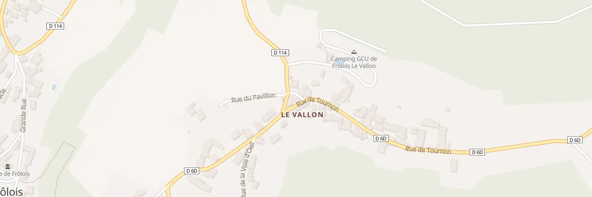 Plan du 14 Rue de Tournon à Frôlois