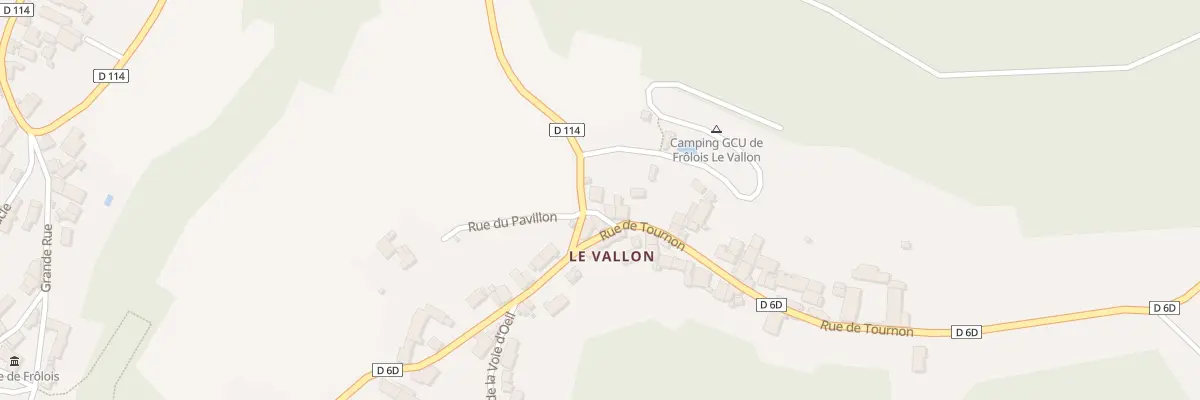 Plan du 14B Rue de Tournon à Frôlois