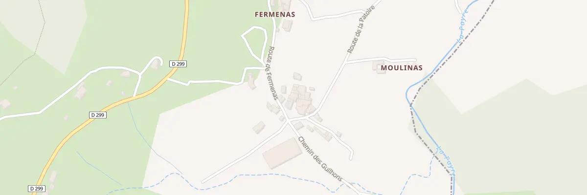 Plan du 5068 Fermenas à Rochessauve