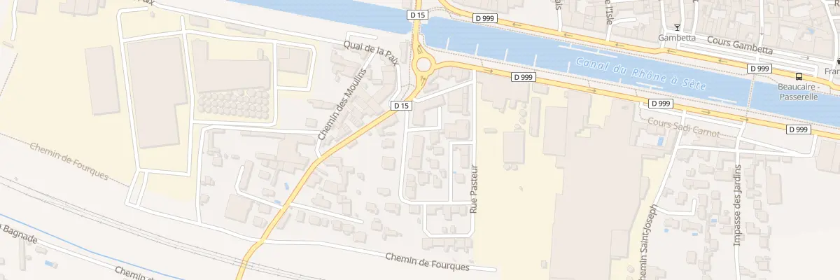 Plan du 3 Rue Baptiste Marcet à Beaucaire