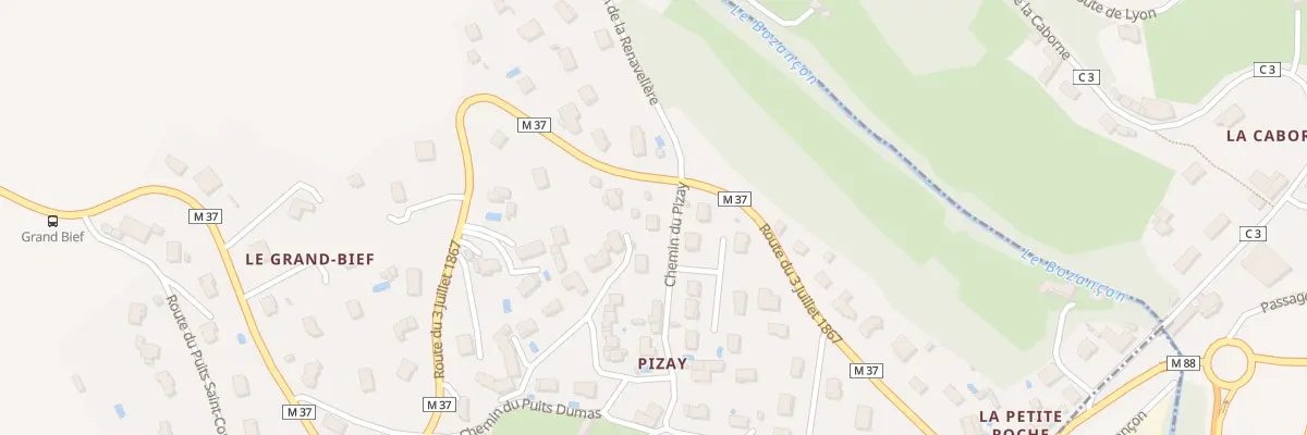 Plan du 13 Che du Pizay à Saint-Joseph