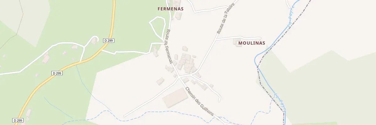 Plan du 5064 Fermenas à Rochessauve