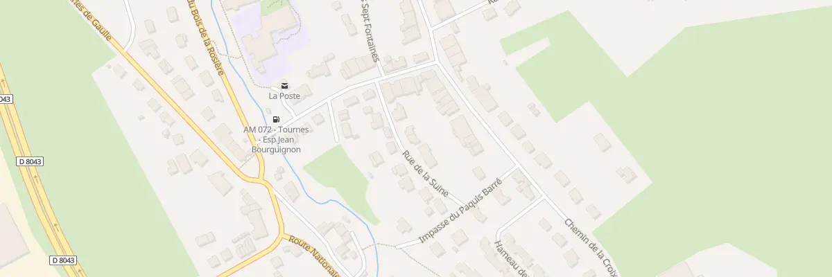 Plan du 7 Rue de la Suine à Tournes