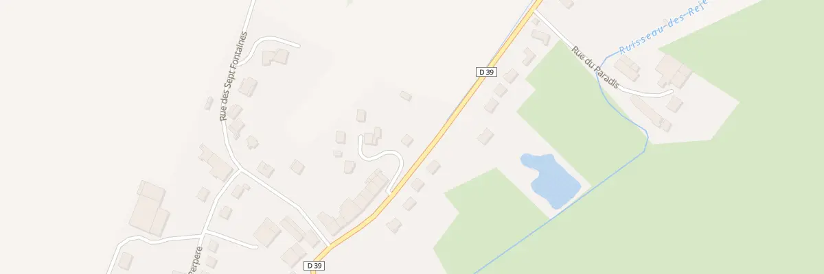 Plan du 40 Rue de la Houblonniere à Fagnon
