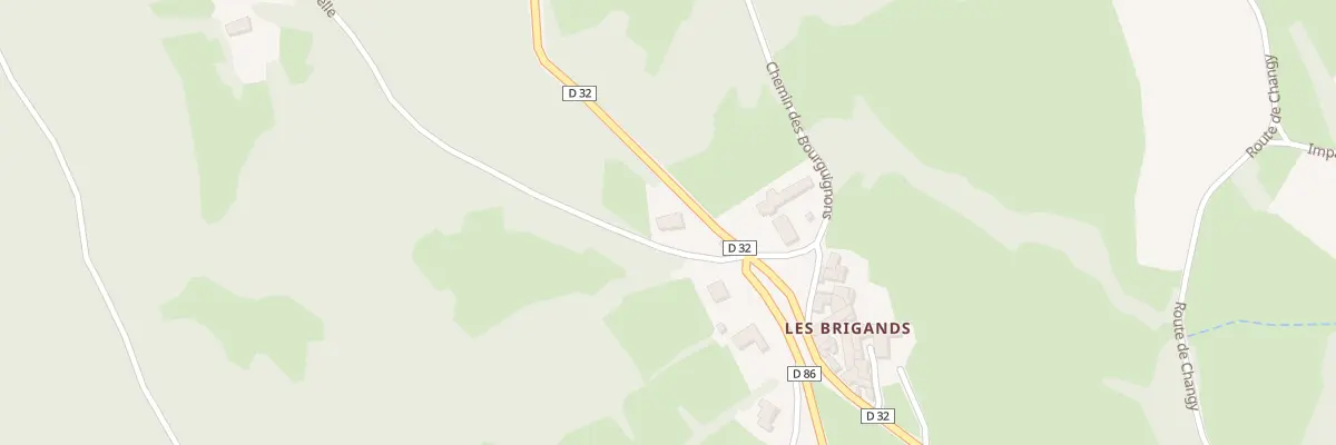 Plan du 5061A Les Brigands à Vauxrenard