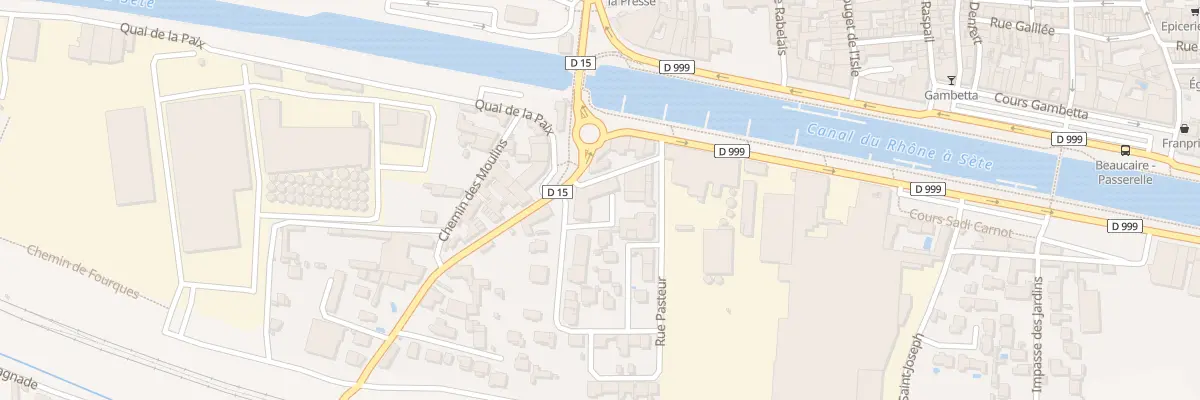 Plan du 1 Rue Baptiste Marcet à Beaucaire