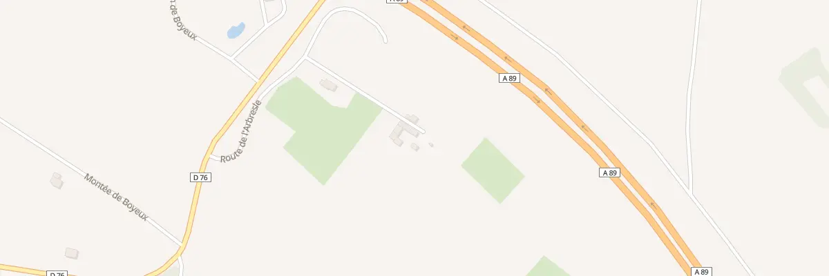 Plan du 1743 Rte de l’Arbresle à Châtillon