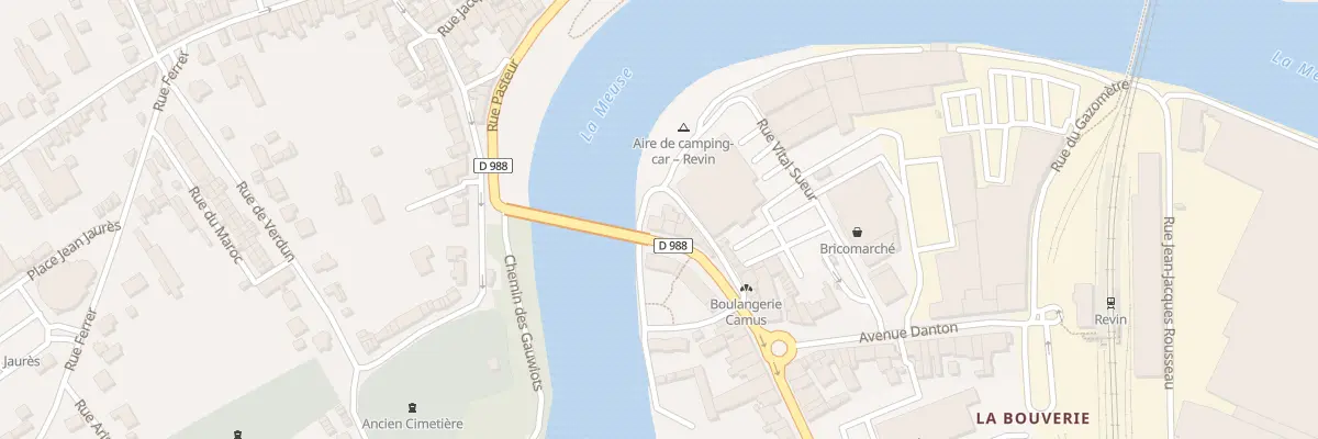 Plan du 9 Rue du Port à Revin