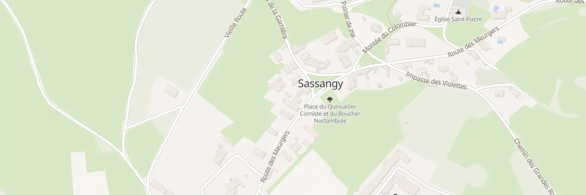 Plan du 349 Rte des Meurgers à Sassangy