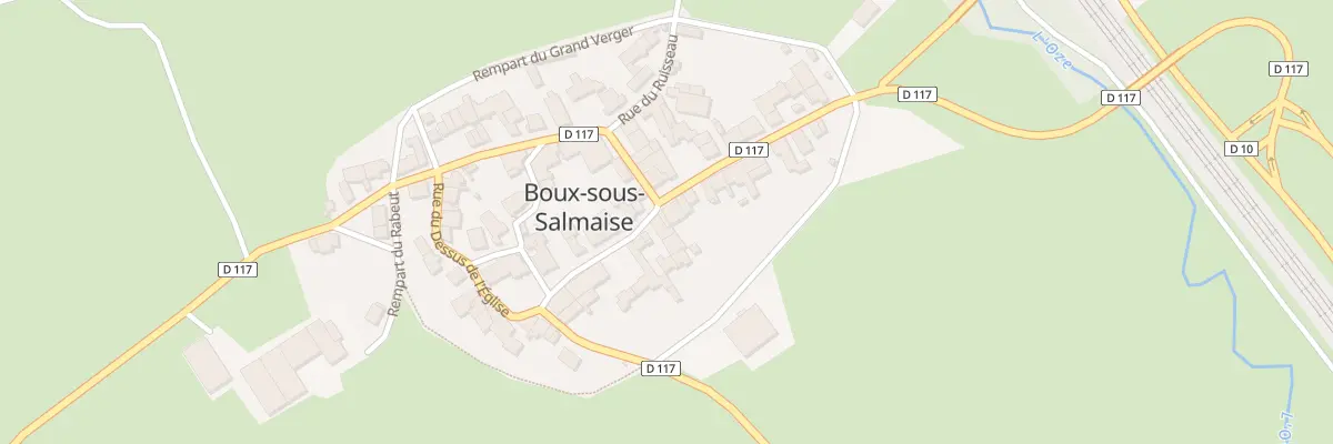 Plan du 10 Grande Rue à Boux-sous-Salmaise