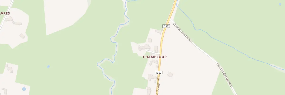 Plan du 5131F Champloup à Sainte-Cécile