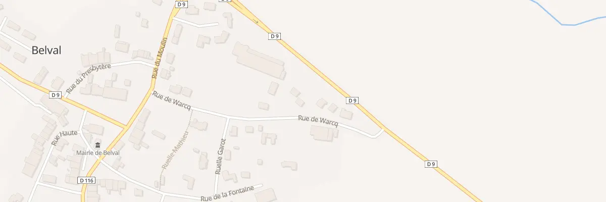 Plan du 21 Rue de Warcq à Belval