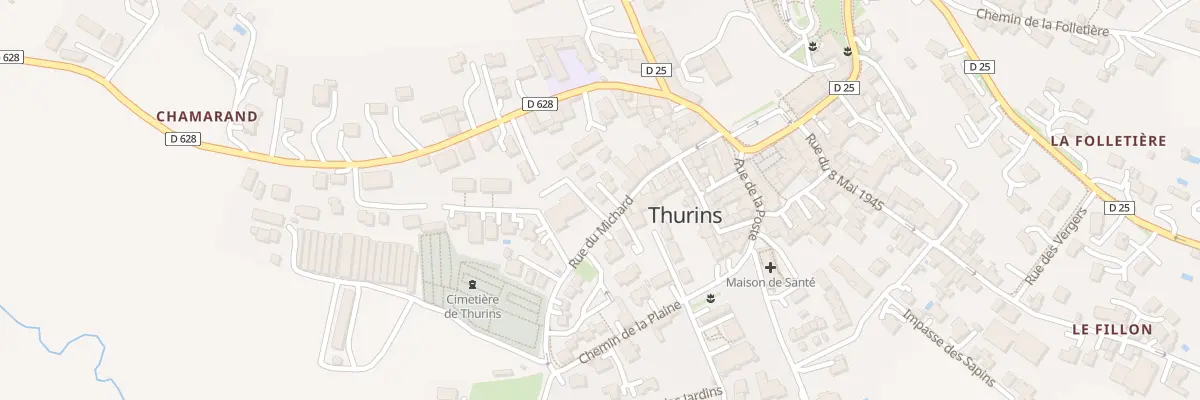 Plan du 17B Rue du Michard à Thurins