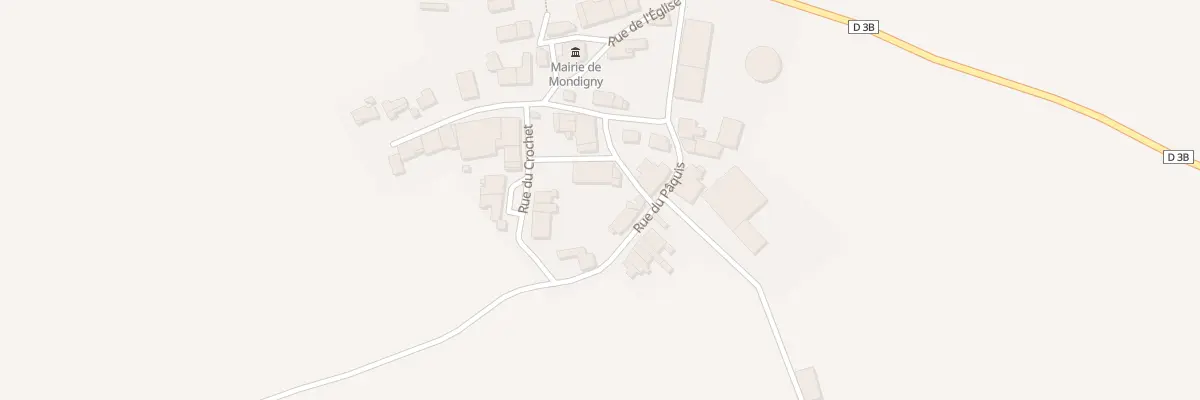 Plan du 3 Rue du Crochet à Mondigny