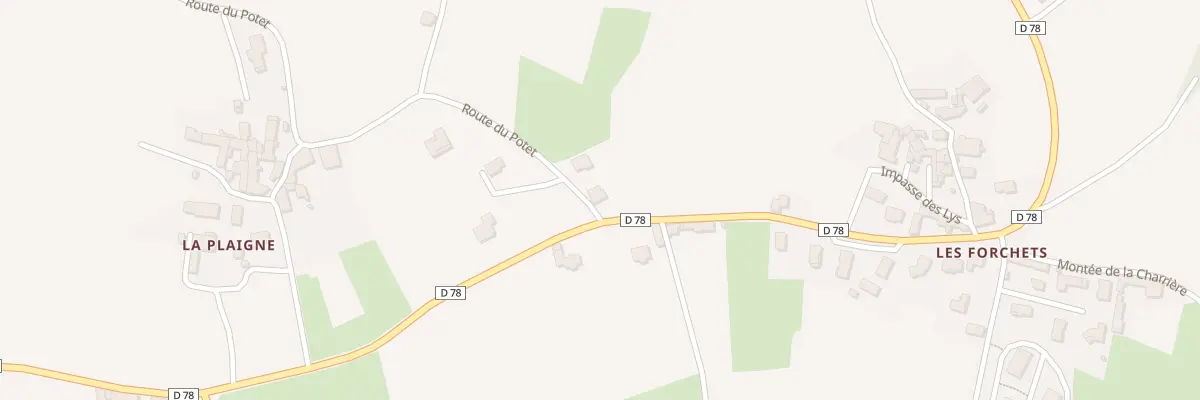 Plan du 334 Rte des Plaignes à Régnié-Durette