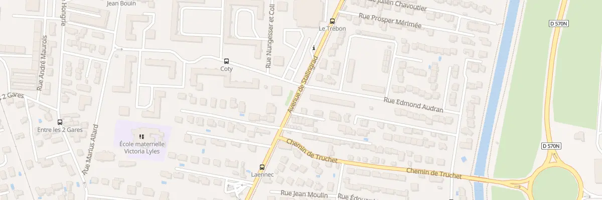 Plan du 2 Rue Léo Delibes à Arles