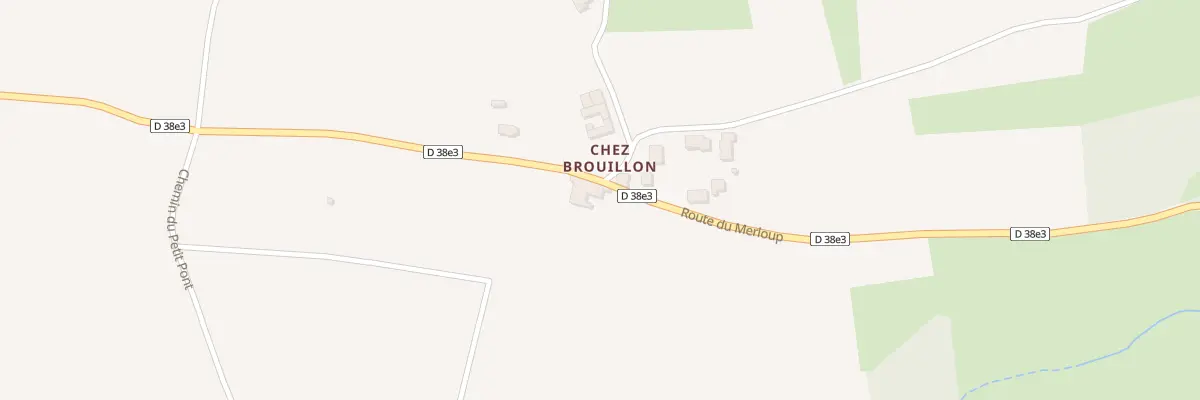Plan du 1174 Rte du Merloup à Theizé