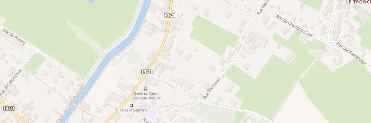 Plan du 21 Rue Thernaud à Saint-Léger-sur-Dheune