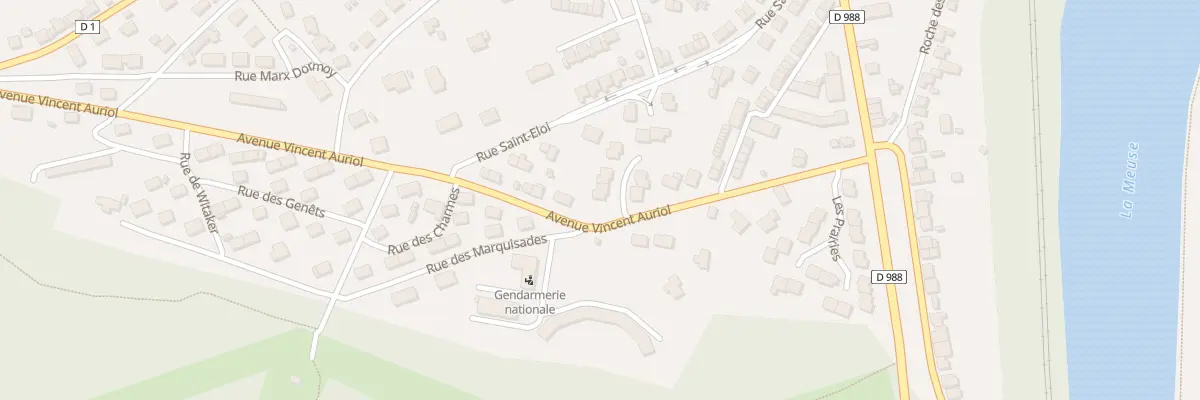 Plan du 1 Rue des Mélèzes à Revin