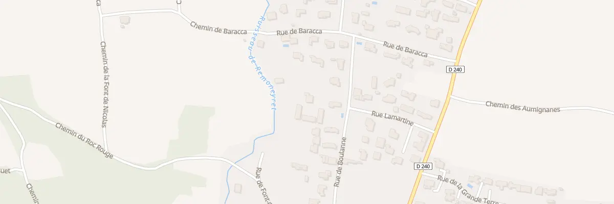 Plan du 9T Rue de Boulanne à Saint-Victor-la-Coste